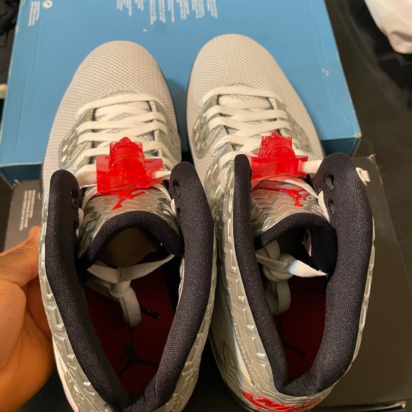 Air Jordan Spike Forty Pe White/Fire Red ‘Black 807541-101 Men’s Shoes Sz 12 New - Picture 7 of 7